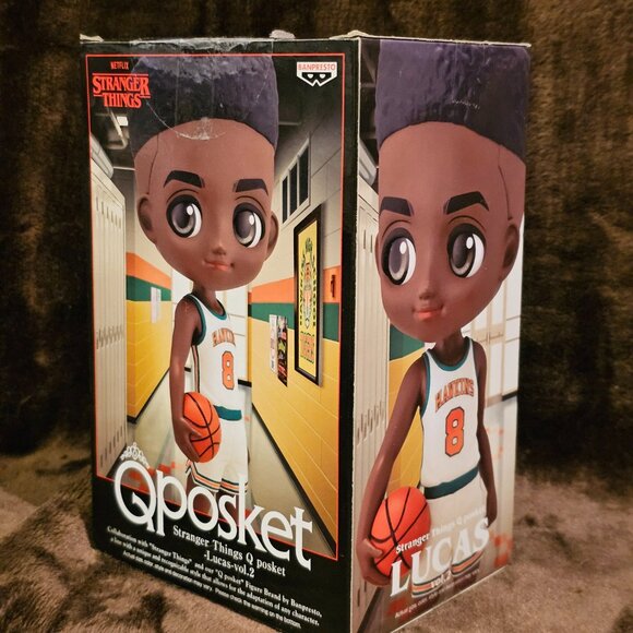 Banpresto Bandai Spirits Q Posket Stranger Things Lucas (vol. 2) Figure - Picture 8 of 9
